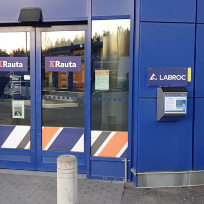 Näytepostilaatikko Lahti, K-Rauta Holma
