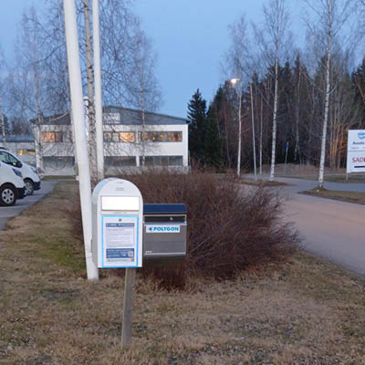 Näytepostilaatikko Lahti, Polygon